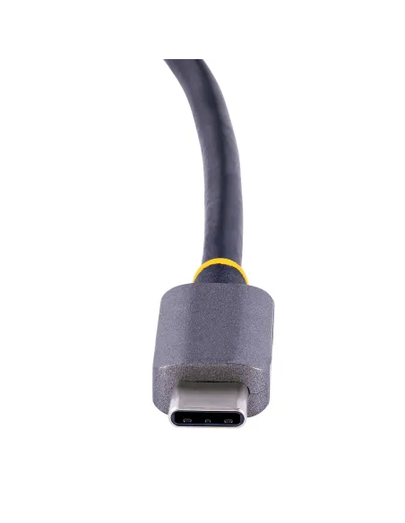 StarTech.com Adaptador de Vídeo USB C, Adaptador Multipuertos USB Tipo C a HDMI VGA con Salida de Audio de 3,5mm, HDR 4K a