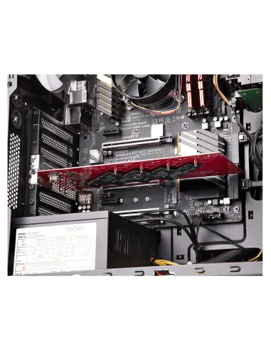 StarTech.com QUAD-M2-PCIE-CARD-B tarjeta y adaptador de interfaz Interno M.2