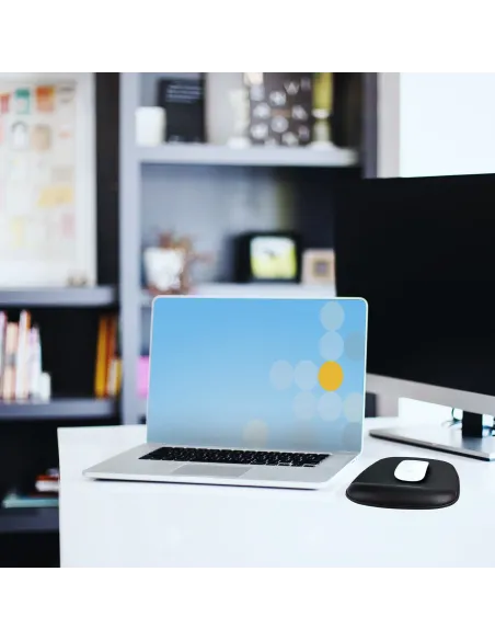StarTech.com Alfombrilla de Ratón con Reposamuñecas (17x18x2cm), Alfombrilla de Ratón Ergonómica con Reposamuñecas de Gel y