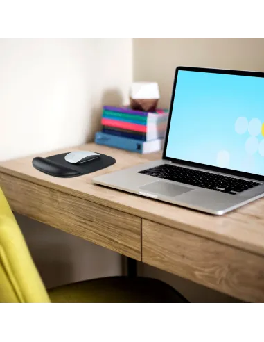 StarTech.com Alfombrilla de Ratón con Reposamuñecas (17x18x2cm), Alfombrilla de Ratón Ergonómica con Reposamuñecas de Gel y