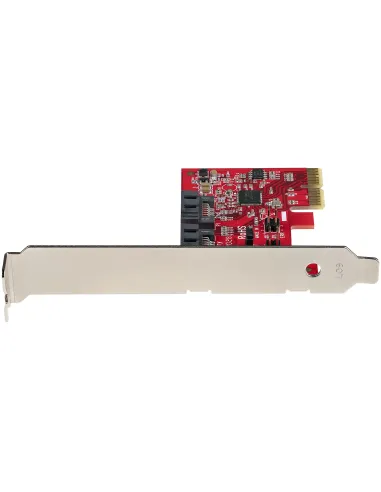 StarTech.com Tarjeta PCIe SATA - Tarjeta PCI Express Controladora de 2 Puertos SATA de 6Gbps - Perfil Completo o Bajo -