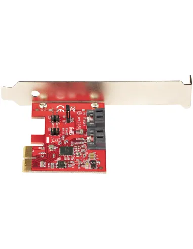 StarTech.com Tarjeta PCIe SATA - Tarjeta PCI Express Controladora de 2 Puertos SATA de 6Gbps - Perfil Completo o Bajo -