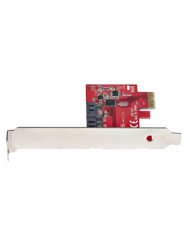 StarTech.com Tarjeta PCIe SATA - Tarjeta PCI Express Controladora de 2 Puertos SATA de 6Gbps - de Perfil Completo o Bajo -