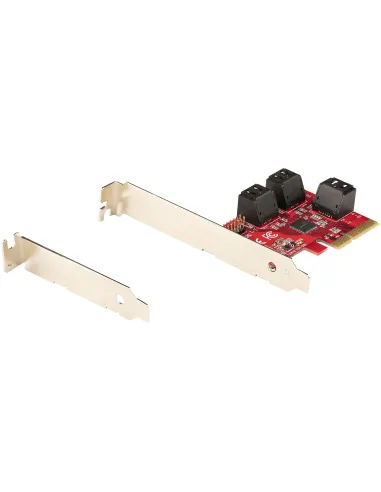 StarTech.com Tarjeta PCIe SATA - Tarjeta PCI Express Controladora de 2 Puertos SATA de 6Gbps - de Perfil Completo o Bajo -