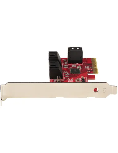 StarTech.com Tarjeta PCIe SATA - Tarjeta Controladora PCI Express de 6 Puertos SATA - 6Gbps - con Bracket de Perfil Bajo - con