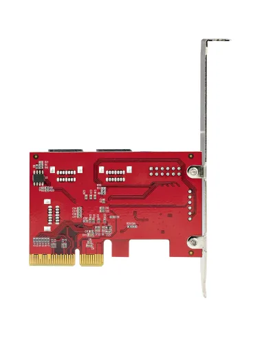 StarTech.com Tarjeta PCIe SATA - Tarjeta Controladora PCI Express de 6 Puertos SATA - 6Gbps - con Bracket de Perfil Bajo - con