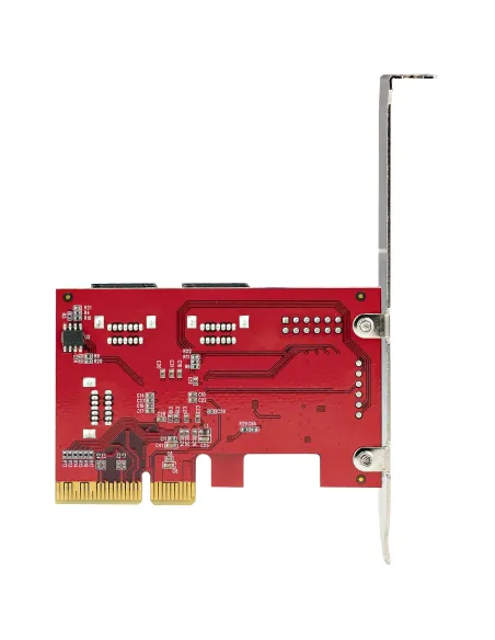 StarTech.com Tarjeta PCIe SATA - Tarjeta Controladora PCI Express de 6 Puertos SATA - 6Gbps - con Bracket de Perfil Bajo - con