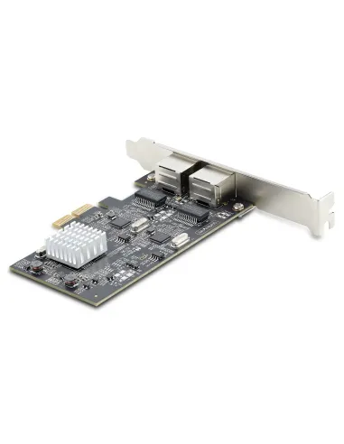 StarTech.com Tarjeta PCI Express de Red Ethernet 2 Puertos NBASE-T 2,5G - NIC I225-V - Tarjeta de Red de 2 Puertos para