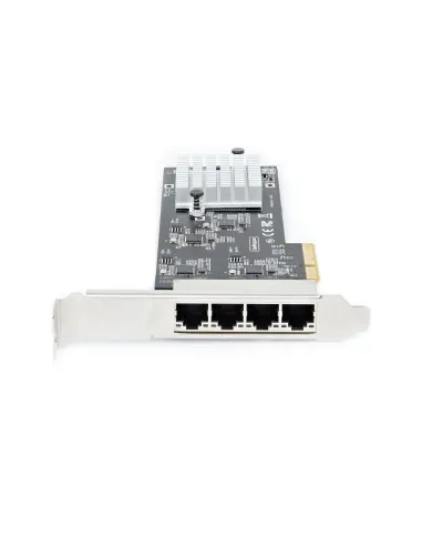 StarTech.com Tarjeta PCI Express de Red Ethernet 4 Puertos NBASE-T 2,5G - NIC I225-V - Tarjeta de Red de 4 Puertos para