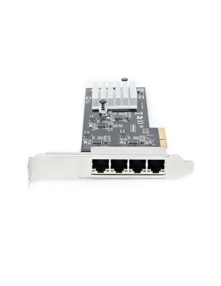 StarTech.com Tarjeta PCI Express de Red Ethernet 4 Puertos NBASE-T 2,5G - NIC I225-V - Tarjeta de Red de 4 Puertos para