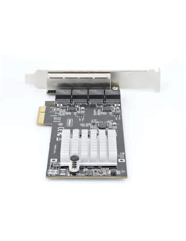 StarTech.com Tarjeta PCI Express de Red Ethernet 4 Puertos NBASE-T 2,5G - NIC I225-V - Tarjeta de Red de 4 Puertos para