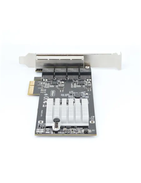 StarTech.com Tarjeta PCI Express de Red Ethernet 4 Puertos NBASE-T 2,5G - NIC I225-V - Tarjeta de Red de 4 Puertos para