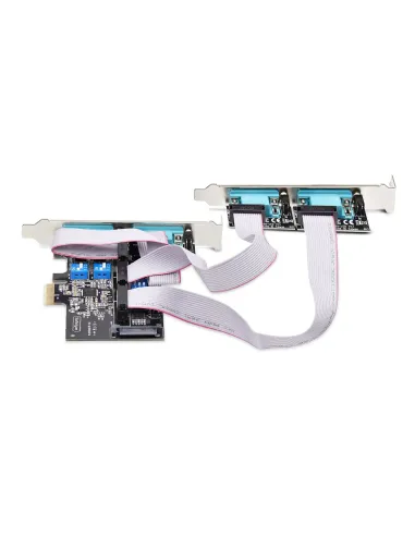 StarTech.com Tarjeta Serie PCI Express de 4 Puertos DB9 - Serial RS232 RS422 RS485 - TAA - UART 16C1050 - ESD de Nivel 4 - con
