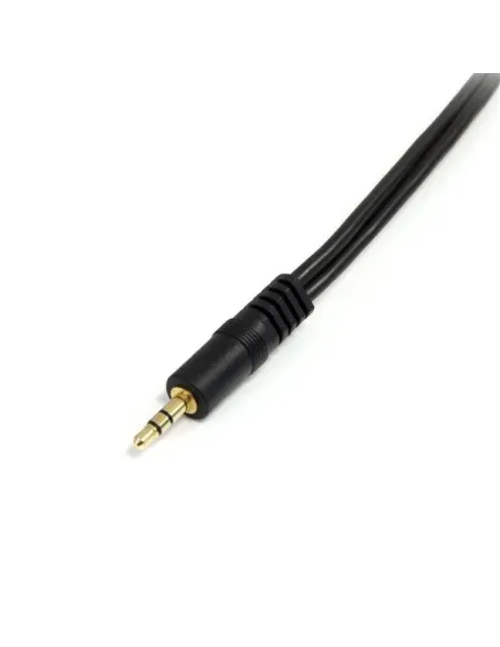 StarTech.com Cable 15cm Audio Splitter Divisor de Auriculares Mini-Jack 3,5mm Estéreo Macho a 2x Hembra