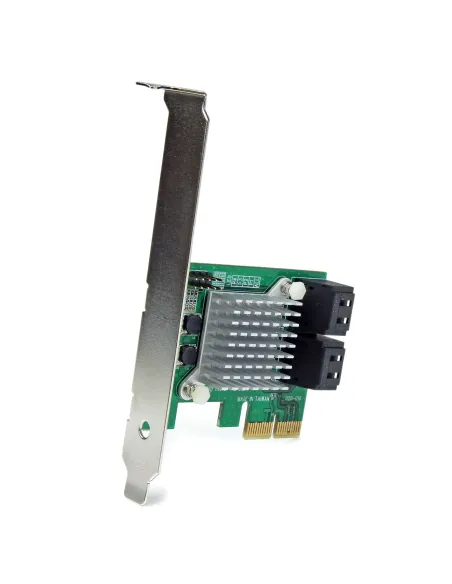 StarTech.com Tarjeta Controladora PCI Express 2.0 de 4 Puertos SATA III de 6Gbps RAID con Enlace HyperDuo para SSD - Adaptador