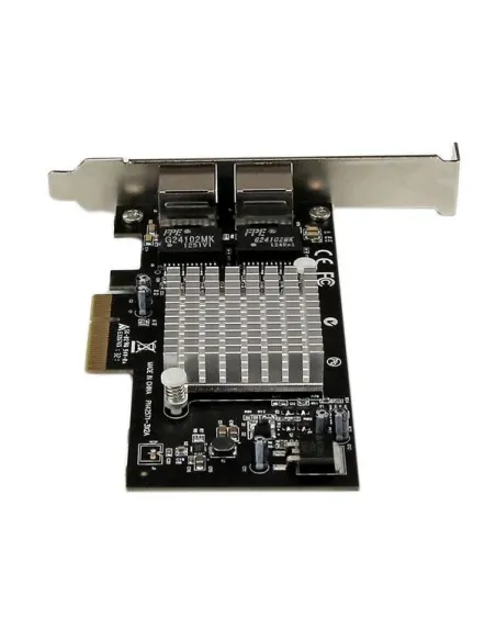 StarTech.com Tarjeta Adaptador de Red PCI Express PCI-E Gigabit Ethernet con 2 Puertos RJ45 Chipset Intel i350