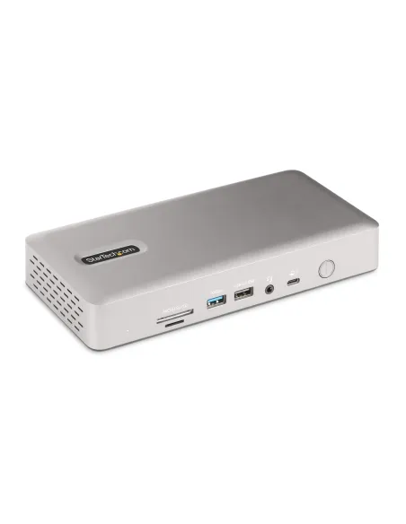 StarTech.com Docking Station Multipantalla Thunderbolt 4 - Dock para Dos, Tres o 4 Monitores - 2x HDMI 2x DP - Hub Ladrón 7x