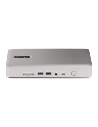 StarTech.com Docking Station Multipantalla Thunderbolt 4 - Dock para Dos, Tres o 4 Monitores - 2x HDMI 2x DP - Hub Ladrón 7x