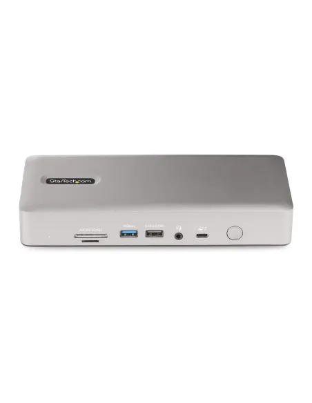 StarTech.com Docking Station Multipantalla Thunderbolt 4 - Dock para Dos, Tres o 4 Monitores - 2x HDMI 2x DP - Hub Ladrón 7x