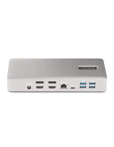 StarTech.com Docking Station Multipantalla Thunderbolt 4 - Dock para Dos, Tres o 4 Monitores - 2x HDMI 2x DP - Hub Ladrón 7x