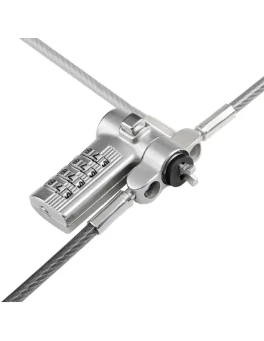 StarTech.com Cable de 2m Universal de Seguridad para Portátiles - Cable con Candado para Portátiles Compatible con Noble