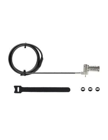 StarTech.com Cable de 2m Universal de Seguridad para Portátiles - Cable con Candado para Portátiles Compatible con Noble