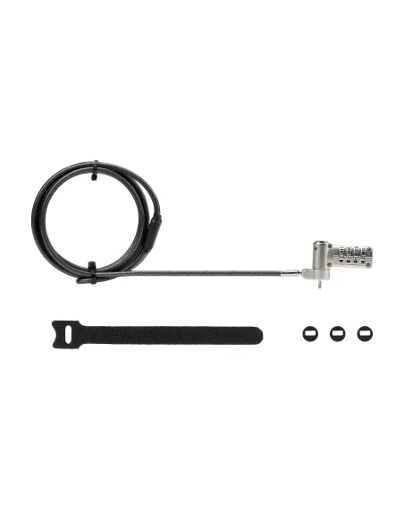 StarTech.com Cable de 2m Universal de Seguridad para Portátiles - Cable con Candado para Portátiles Compatible con Noble