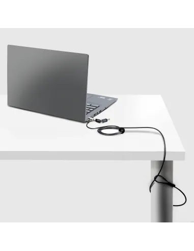 StarTech.com NANOK-LAPTOP-LOCK cable antirrobo Negro, Plata 2 m