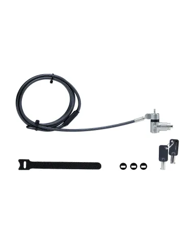 StarTech.com Cable de 2m Universal de Seguridad para Ordenador Portátil - Cable de Bloqueo Compatible con Noble