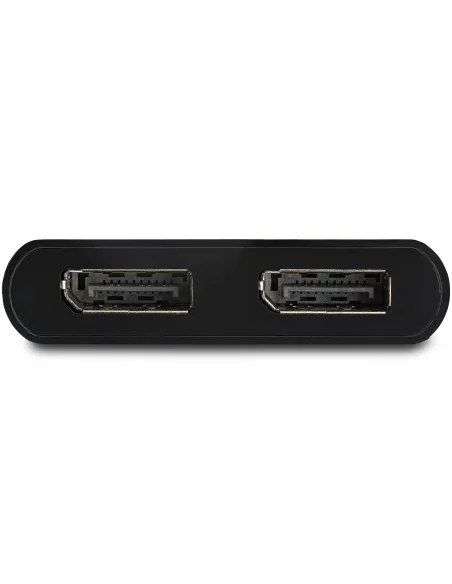 StarTech.com Hub MST de 2 Puertos DisplayPort 1.2 - Divisor Splitter DP de 2 Monitores - Adaptador DP a 2x DisplayPort 4K 30Hz