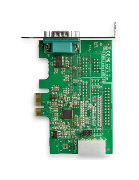 StarTech.com Tarjeta PCI Express Adaptadora de 1 Puerto Serie RS232 - Tarjeta Controladora Serial PCIe RS232 - PCIe a DB9