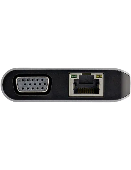 StarTech.com Adaptador Multipuertos USB-C - Mini Docking Station para Viajes con HDMI de 4K o VGA de 1080p - con Hub Ladrón USB