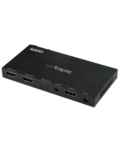 StarTech.com Divisor HDMI de 2 Puertos - de 4K 60Hz con Escalador Incorporado