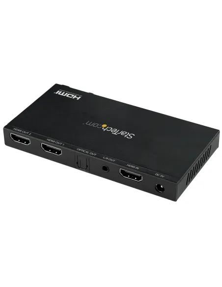 StarTech.com Divisor HDMI de 2 Puertos - de 4K 60Hz con Escalador Incorporado