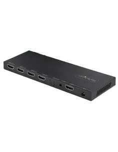 StarTech.com Splitter Divisor HDMI de 4 Puertos, Vídeo HDMI 2.0 de 4K a 60Hz, Multiplicador HDMI 4K con Escalador incorporado, 2