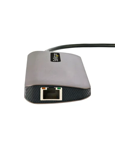 StarTech.com Adaptador Multipuertos USB C de Vídeo 4K a 60Hz, con Hub de 3 Puertos USB-A de 5Gbps, Entrega de Alimentación USB