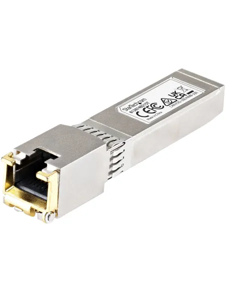 StarTech.com Módulo Transceptor SFP+ Compatible con HPE 813874-B21 - 10GBASE-T - SFP a RJ45 Cat6   Cat5e - SFP+ Ethernet
