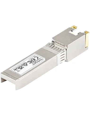 StarTech.com Módulo Transceptor SFP+ Compatible con HPE 813874-B21 - 10GBASE-T - SFP a RJ45 Cat6   Cat5e - SFP+ Ethernet