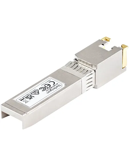 StarTech.com Módulo Transceptor SFP+ Compatible con HPE 813874-B21 - 10GBASE-T - SFP a RJ45 Cat6   Cat5e - SFP+ Ethernet