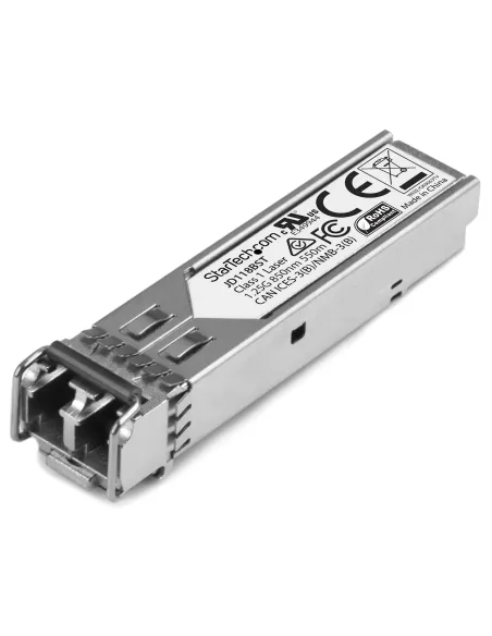StarTech.com Módulo Transceptor SFP Compatible con HPE JD118B - 1000BASE-SX - Fibra Óptica Multimodo de 1GbE - SFP Ethernet