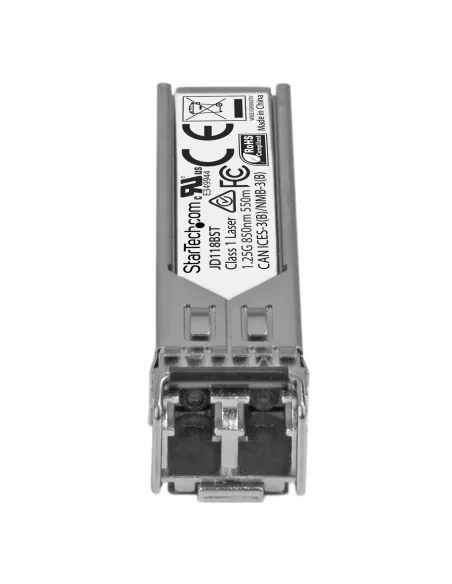 StarTech.com Módulo Transceptor SFP Compatible con HPE JD118B - 1000BASE-SX - Fibra Óptica Multimodo de 1GbE - SFP Ethernet