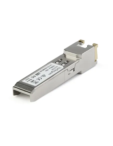 StarTech.com Módulo Transceptor SFP Compatible con el Modelo SFP-1G-T de Dell EMC - 1000BASE-T - SFP a RJ45 Cat6   Cat5e - SFP