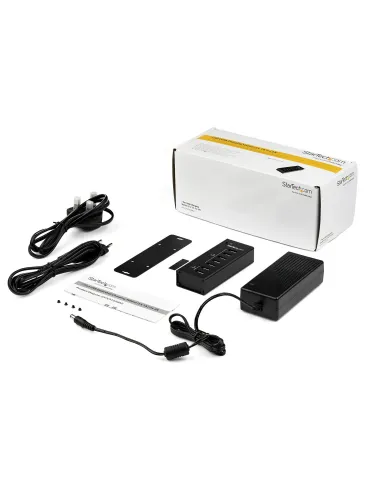 StarTech.com Estación de Carga USB de 7 Puertos Autónoma - 5x Puertos de 1A y 2x Puertos de 2A - Base de Carga USB
