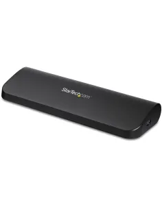 StarTech.com Docking Station USB 3.0 de 2 Monitores para Portátil - HDMI DVI VGA - Hub Ladrón 3x USB-A - GbE - Audio -
