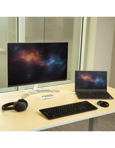 StarTech.com Adaptador Multipuertos USB-C - Docking Station Portátil USB-C 4K HDMI - Entrega de Potencia 60W - GbE - Hub 2x