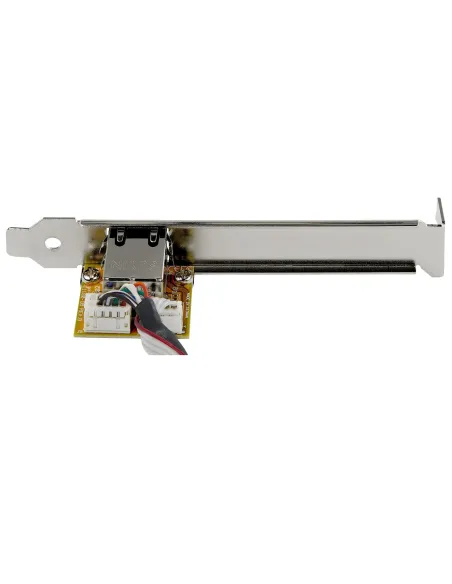 StarTech.com Adaptador Tarjeta de Red NIC Mini PCI Express PCI-e PCIe 1 Puerto Gigabit Ethernet RJ45