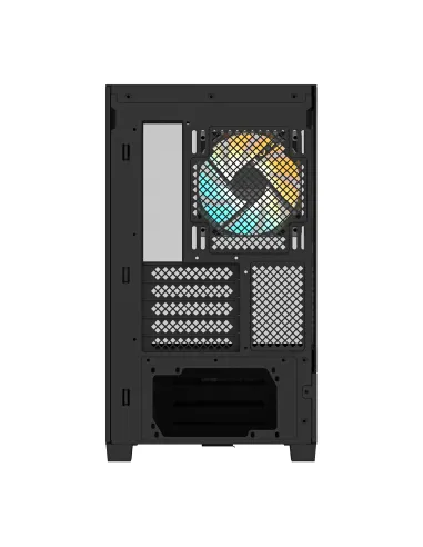 GIGABYTE C201 PANORAMIC Caja de PC – Torre Media, m-ATX, soporte para radiador de 360 mm, 3 ventiladores preinstalados, USB