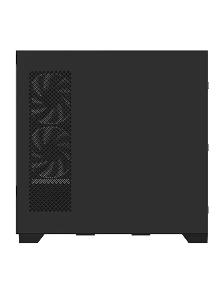 GIGABYTE C201 PANORAMIC Caja de PC – Torre Media, m-ATX, soporte para radiador de 360 mm, 3 ventiladores preinstalados, USB