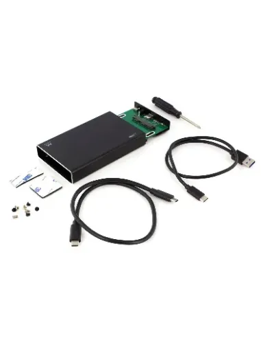 Ewent EW7070 caja para disco duro externo Carcasa de disco duro SSD Negro 2.5"