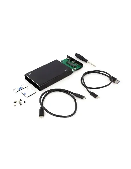Ewent EW7070 caja para disco duro externo Carcasa de disco duro SSD Negro 2.5"